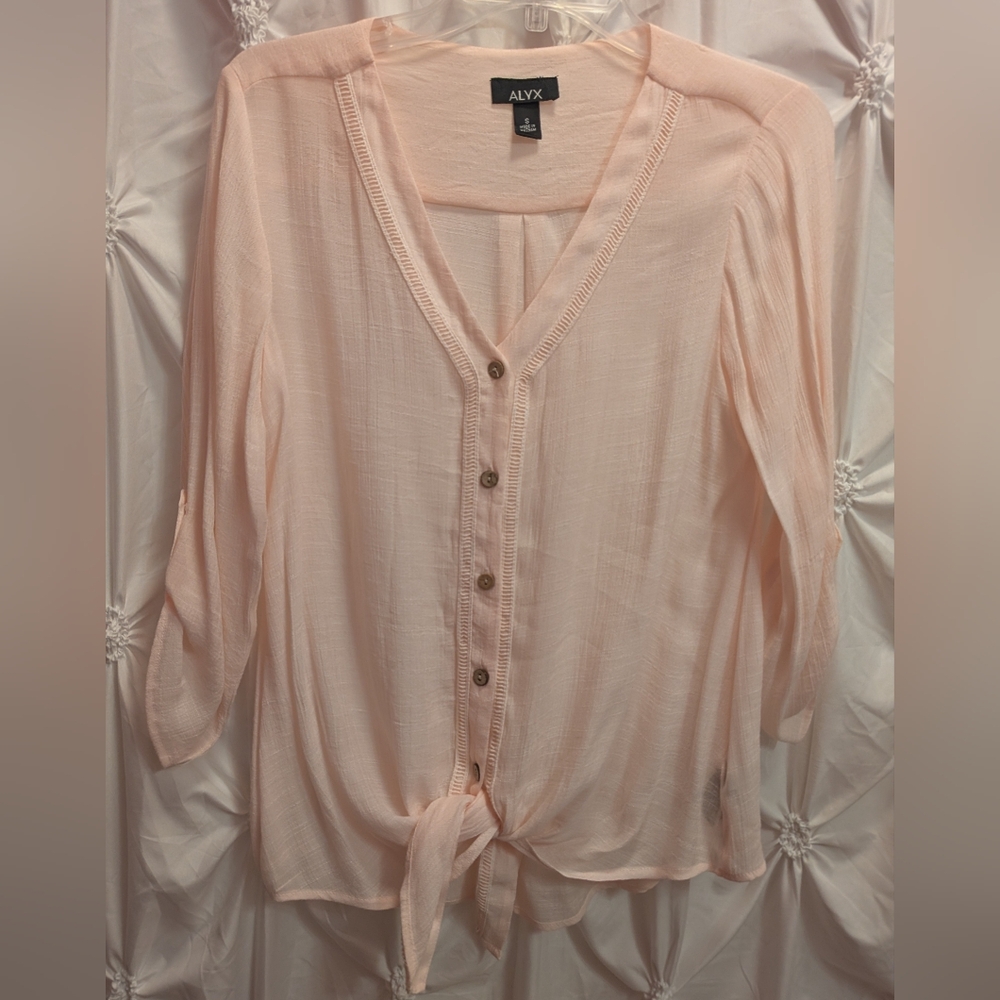 🖤*NWOT*🖤 Alyx Women's Light Pink Blouse Size Small